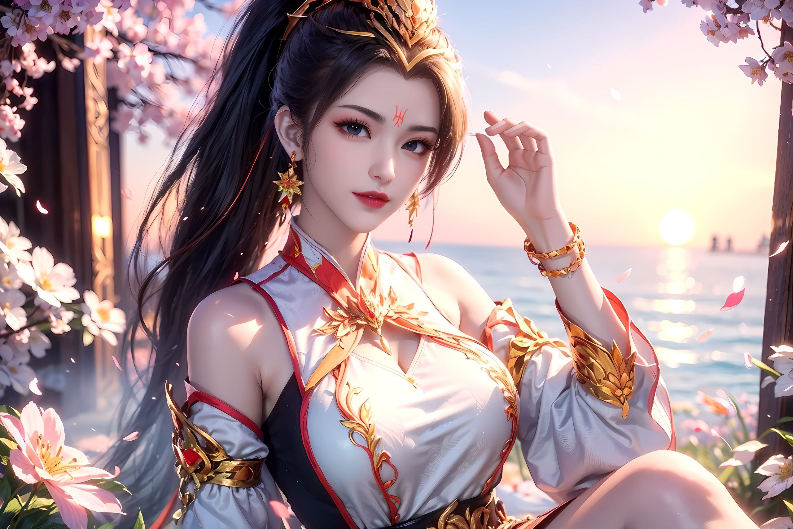 着这种